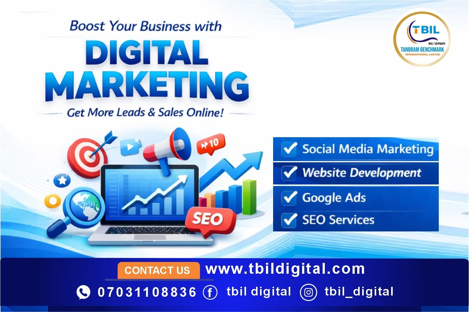 Digital Marketing for Business — TBILS Digital Nigeria