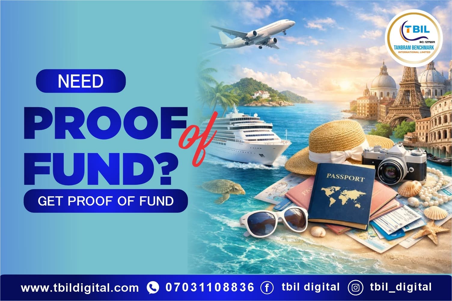 Need Proof of Funds — TBILS Travel Nigeria