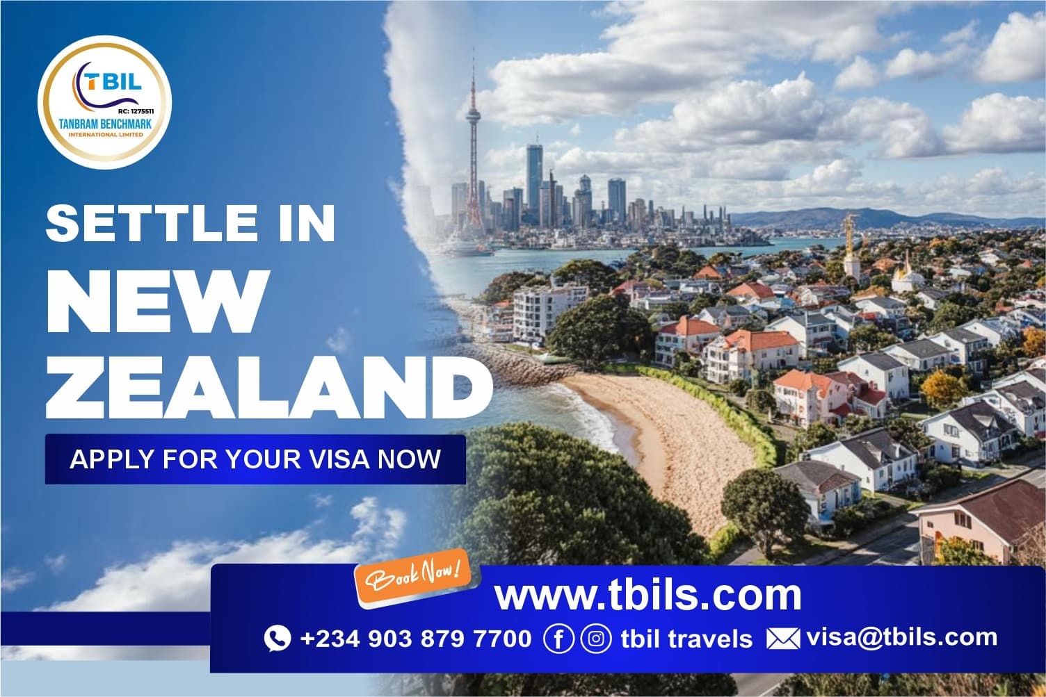 Settle in New Zealand — TBILS Travel Nigeria